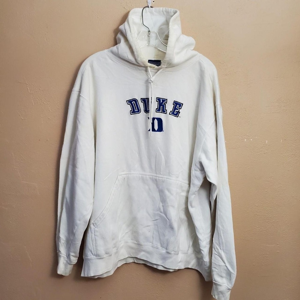 Duke University white hoodie